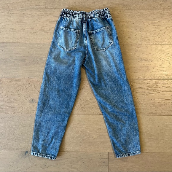Girls H&M paper bag jeans - size 7 - Picture 2 of 3